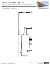 2155 Chenault Dr, Carrollton, TX en alquiler Plano de la planta- Imagen 1 de 1