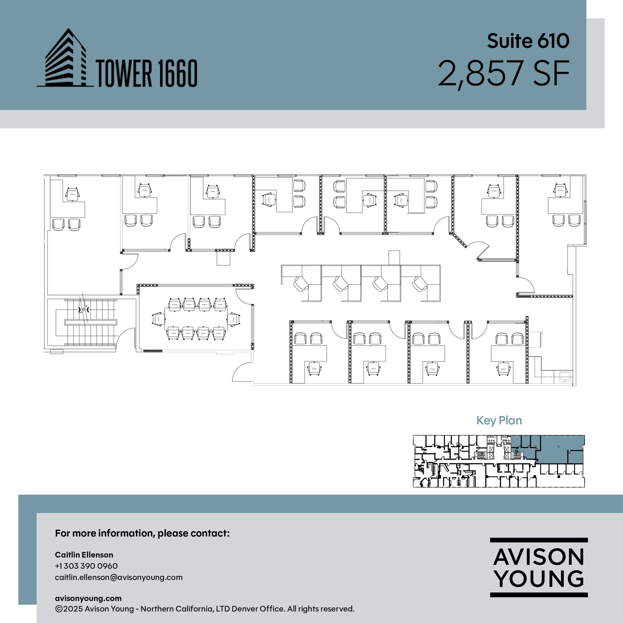 1660 S Albion St, Denver, CO en alquiler Plano de la planta- Imagen 1 de 1