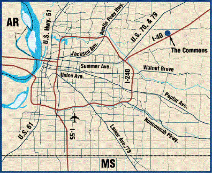 8010 Giacosa Pl, Memphis, TN en alquiler - Plano del sitio - Imagen 2 de 6