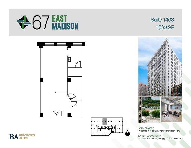 67 E Madison St, Chicago, IL en alquiler Plano de la planta- Imagen 1 de 1