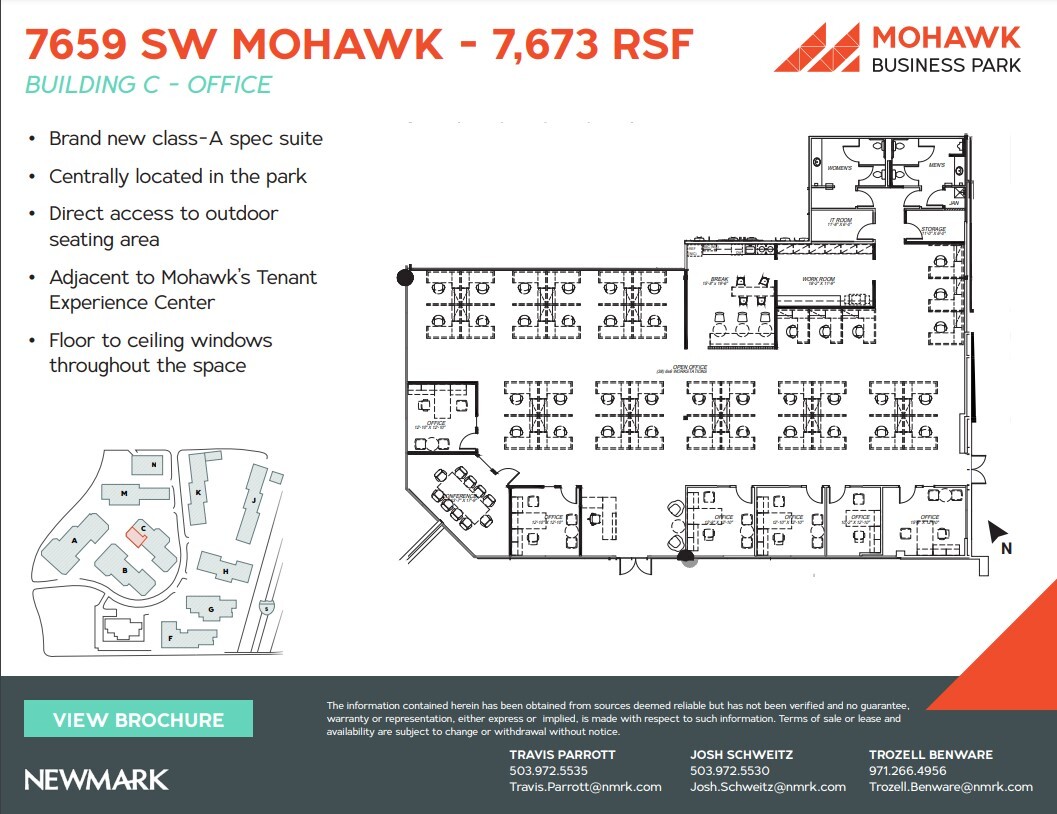 7600-7646 SW Mohawk St, Tualatin, OR en alquiler Plano de la planta- Imagen 1 de 1