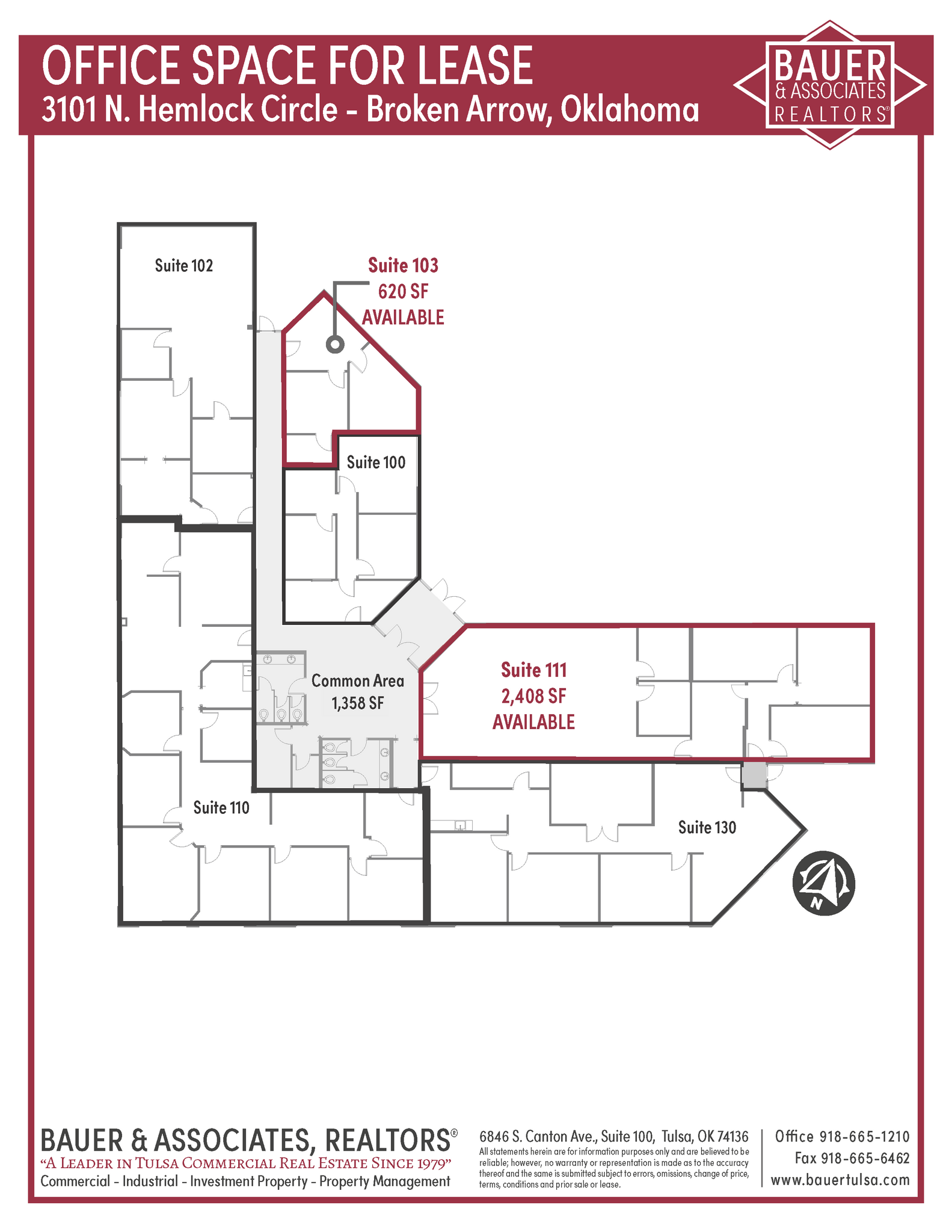 3101 N Hemlock Cir, Broken Arrow, OK en alquiler Plano de la planta- Imagen 1 de 1