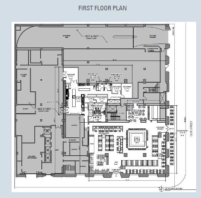 409 W Olympic Blvd, Los Angeles, CA en alquiler Plano de la planta- Imagen 1 de 1