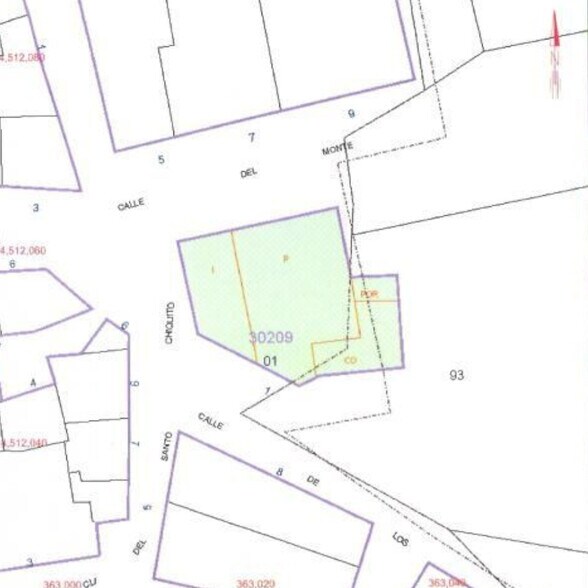 Nave en San Esteban de los Patos, Ávila en venta - Plano de solar - Imagen 1 de 1