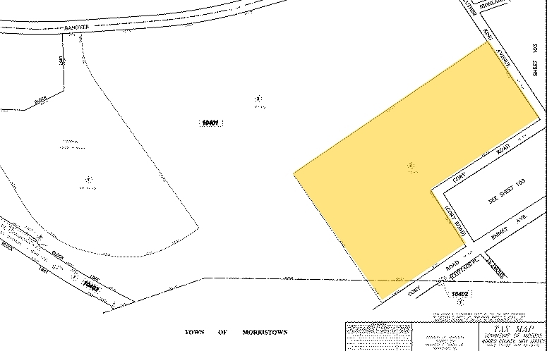 1 Cory Rd, Morristown, NJ en alquiler - Plano de solar - Imagen 2 de 6