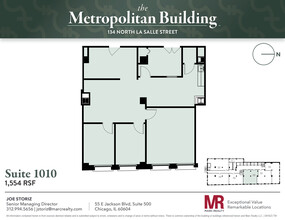 134 N LaSalle St, Chicago, IL en alquiler Plano de la planta- Imagen 1 de 1