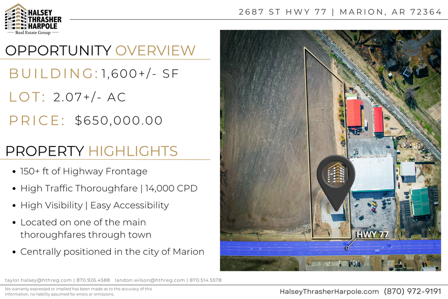 2687 Highway 77, Marion, AR en venta - Foto del edificio - Imagen 2 de 6