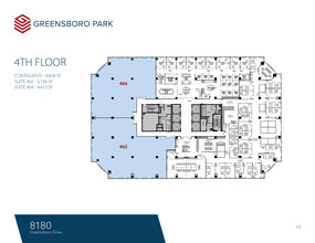 8180-8200 Greensboro Dr, McLean, VA en alquiler Plano de la planta- Imagen 1 de 1