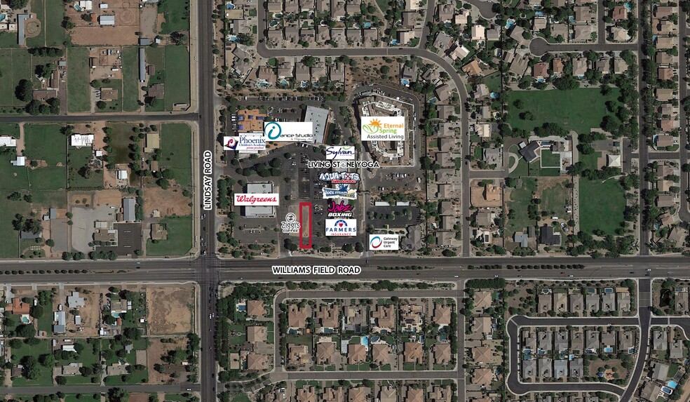 NE Lindsay Rd & Williams Field Rd, Gilbert, AZ en alquiler - Vista aérea - Imagen 1 de 3