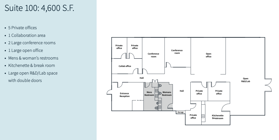 3925-3945 Bohannon Dr, Menlo Park, CA en alquiler Plano de la planta- Imagen 1 de 1