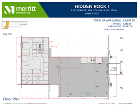 9515 Gerwig Ln, Columbia, MD en alquiler Plano de la planta- Imagen 1 de 2