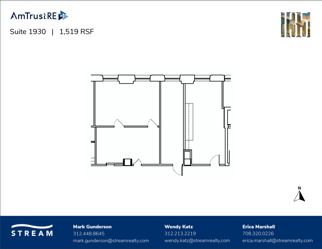 135 S LaSalle St, Chicago, IL en alquiler Plano de la planta- Imagen 1 de 1