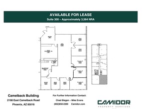 2198 E Camelback Rd, Phoenix, AZ en alquiler Plano del sitio- Imagen 1 de 1