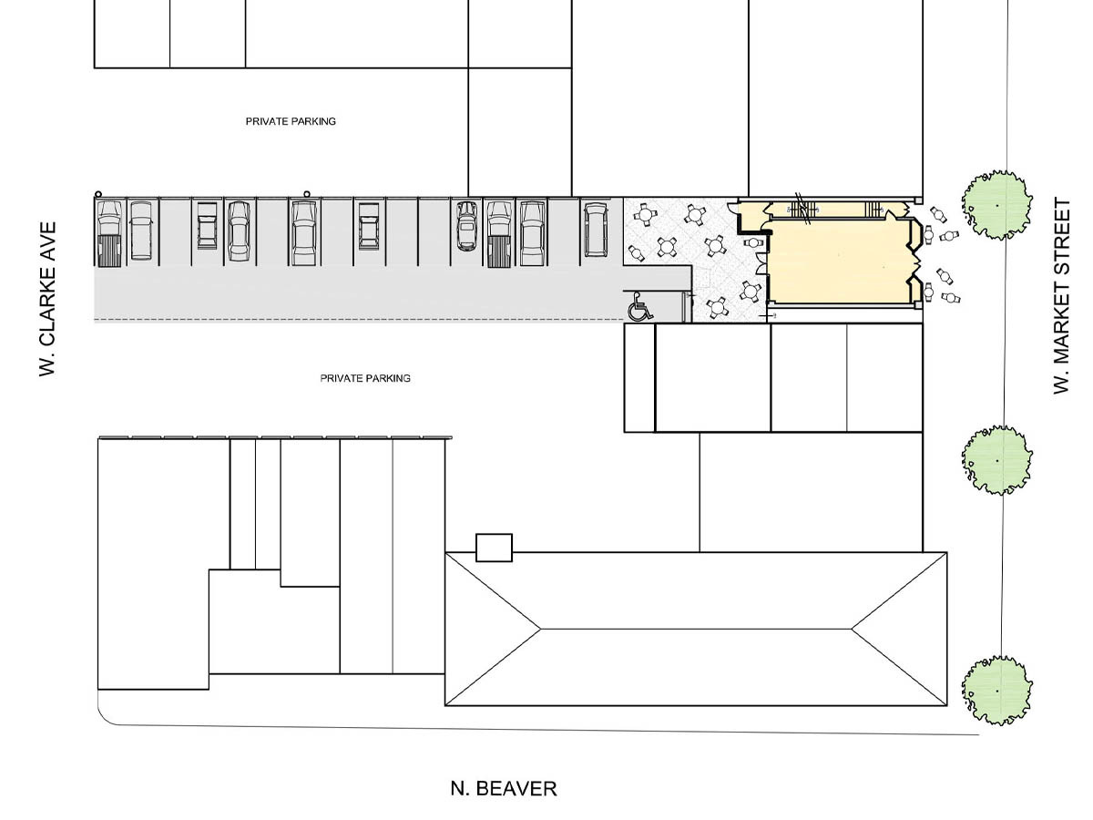 43-45 W Market St, York, PA en venta Plano de la planta- Imagen 1 de 5