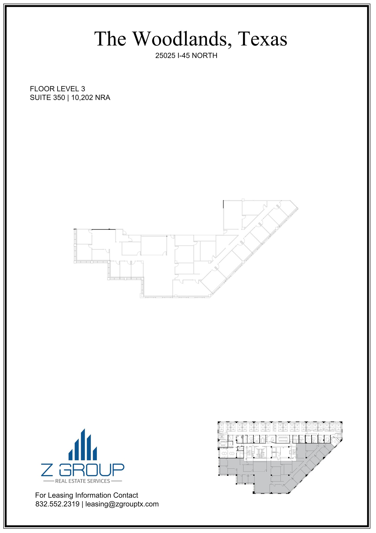 25025 N I-45 Fwy, The Woodlands, TX en alquiler Plano del sitio- Imagen 1 de 1