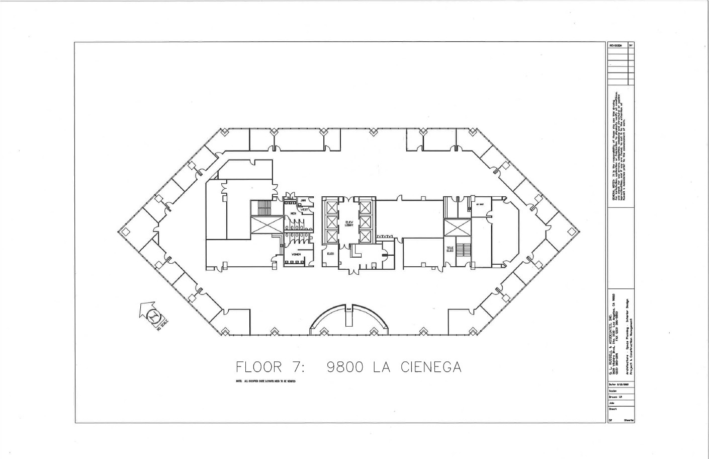 9800 S La Cienega Blvd, Inglewood, CA en alquiler Plano de la planta- Imagen 1 de 1