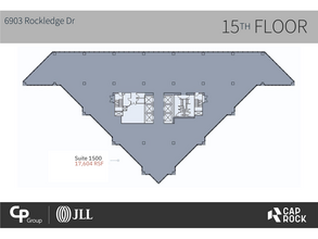 6903 Rockledge Dr, Bethesda, MD en alquiler Plano de la planta- Imagen 1 de 1