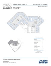 21650 Oxnard St, Woodland Hills, CA en alquiler Plano de la planta- Imagen 1 de 1