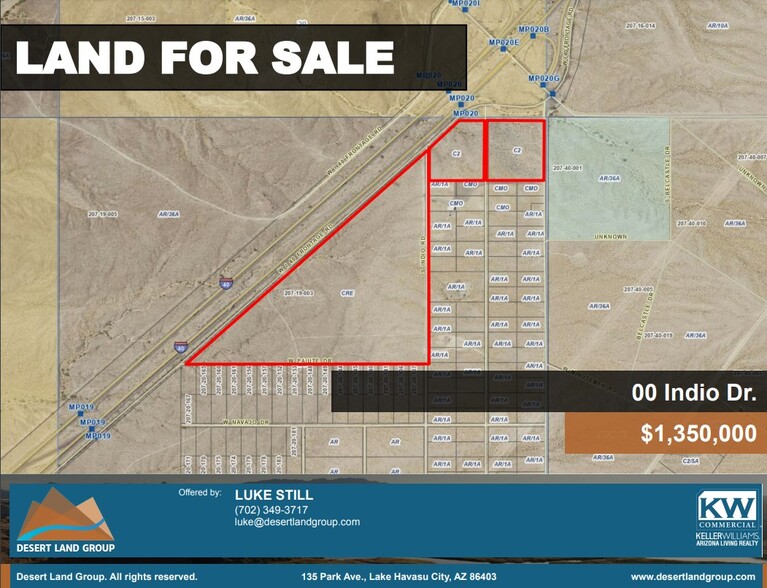 00 Indio Drive / Frontage Road -1, Yucca, AZ en venta - Foto principal - Imagen 1 de 24