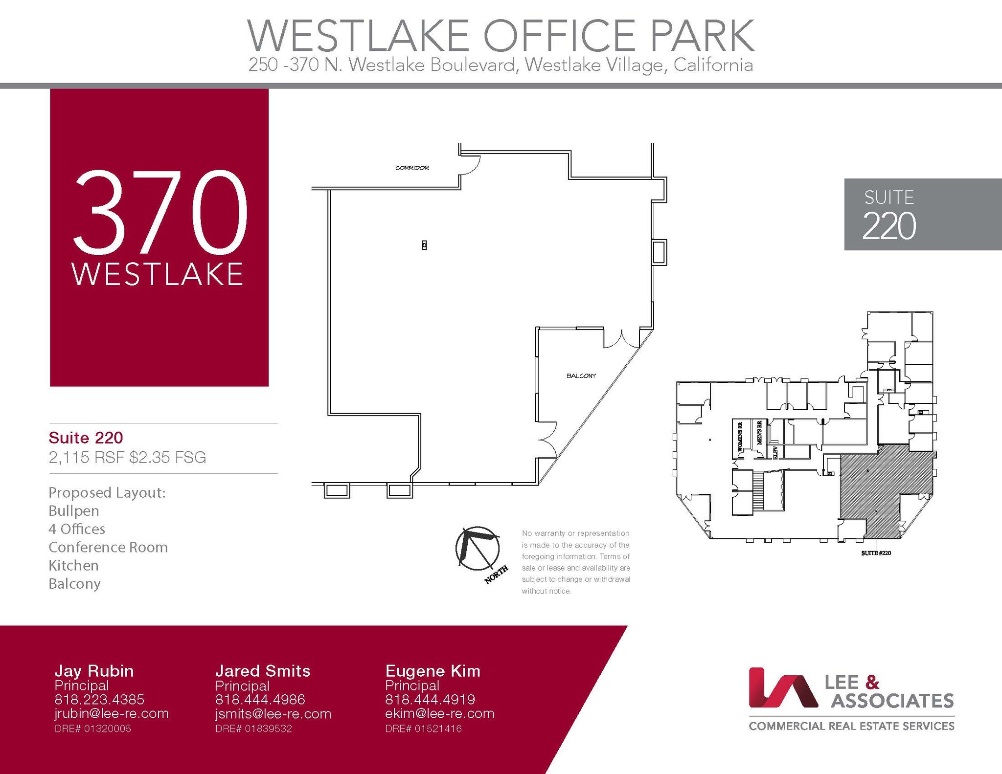 250 N Westlake Blvd, Westlake Village, CA en alquiler Plano de la planta- Imagen 1 de 1