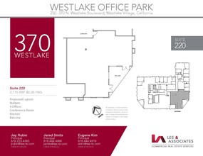 250 N Westlake Blvd, Westlake Village, CA en alquiler Plano de la planta- Imagen 1 de 1