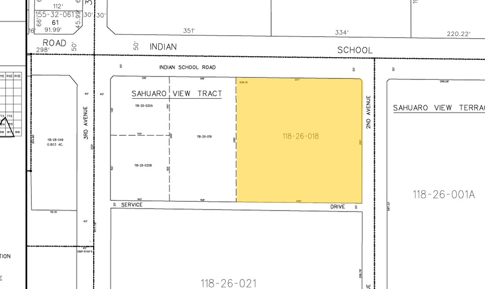 201 W Indian School Rd, Phoenix, AZ en alquiler - Plano de solar - Imagen 2 de 15