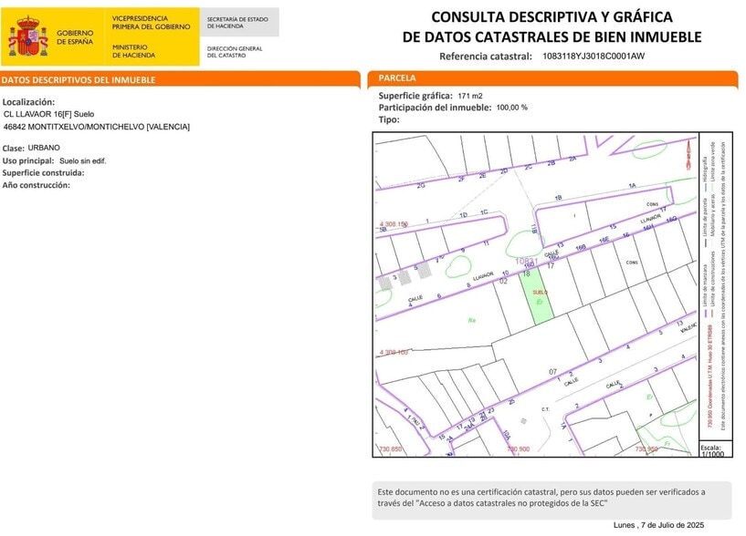 Carrer Llavador, 16, Montichelvo, Valencia en venta - Foto del edificio - Imagen 3 de 5