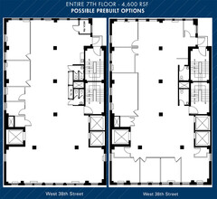 49 W 38th St, New York, NY en alquiler Plano de la planta- Imagen 1 de 6