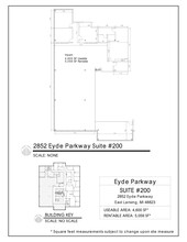 2852 Eyde Pky, East Lansing, MI en alquiler Plano del sitio- Imagen 1 de 1