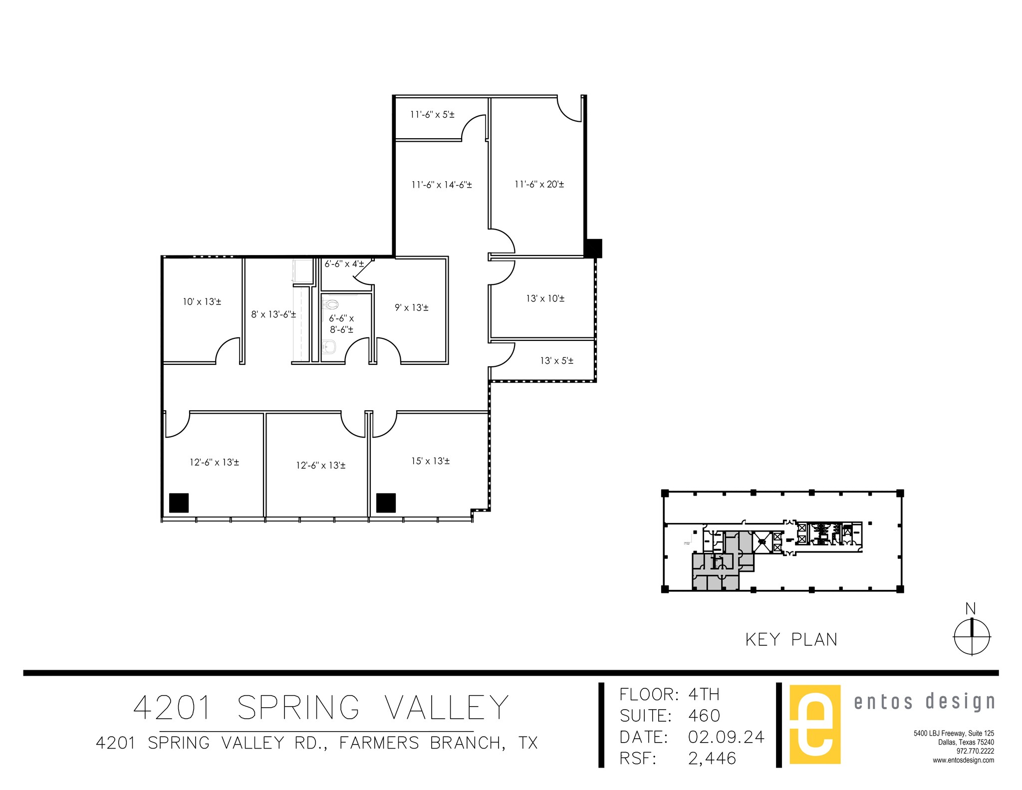 4201 Spring Valley Rd, Dallas, TX en alquiler Plano del sitio- Imagen 1 de 1