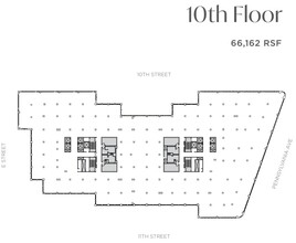 1001 Pennsylvania Ave NW, Washington, DC en alquiler Plano de la planta- Imagen 1 de 1