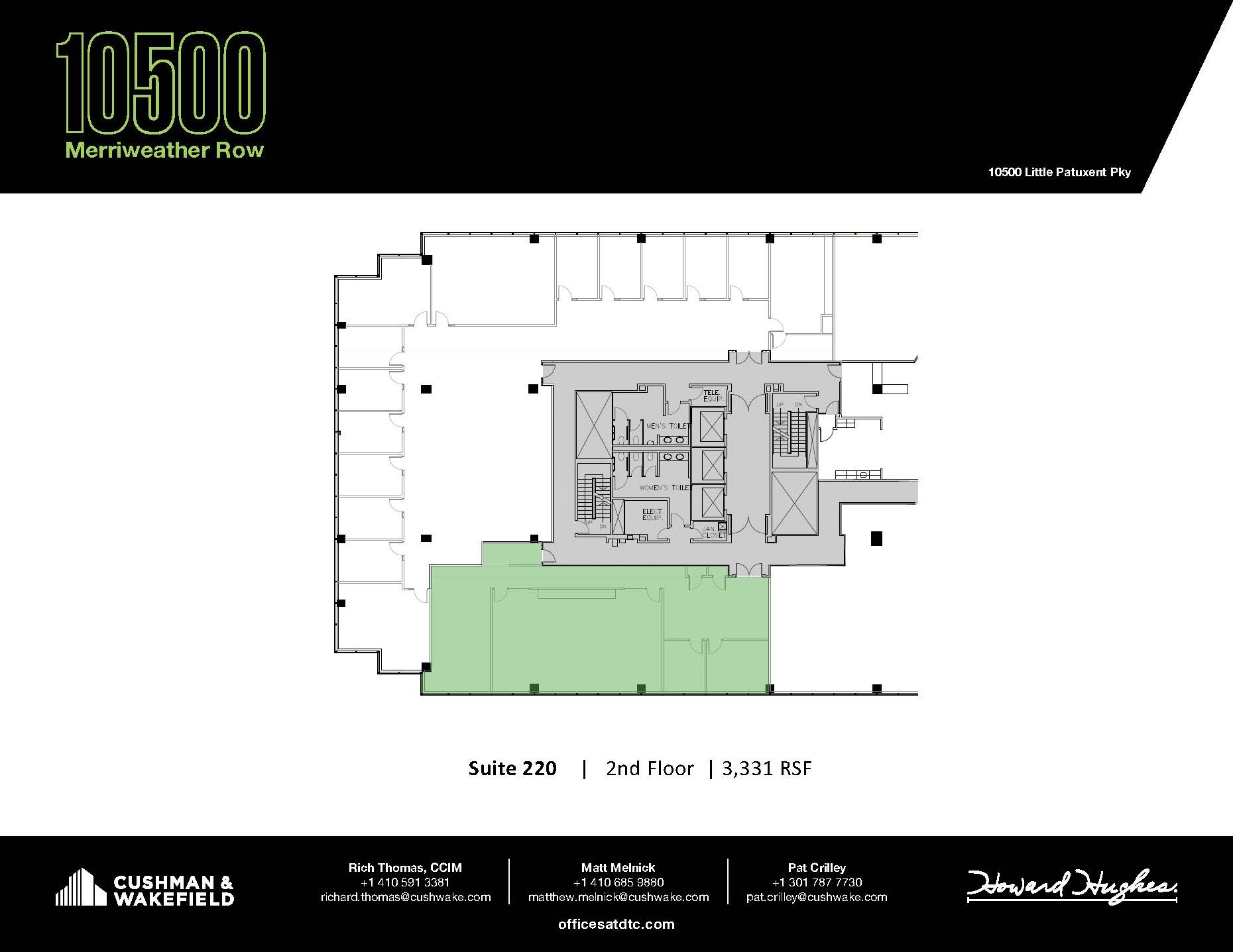 10480 Little Patuxent Pky, Columbia, MD en alquiler Plano de la planta- Imagen 1 de 1