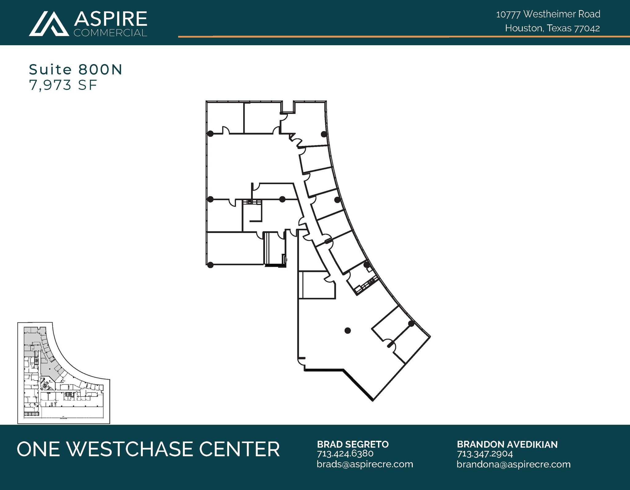 10777 Westheimer Rd, Houston, TX en alquiler Plano de la planta- Imagen 1 de 1