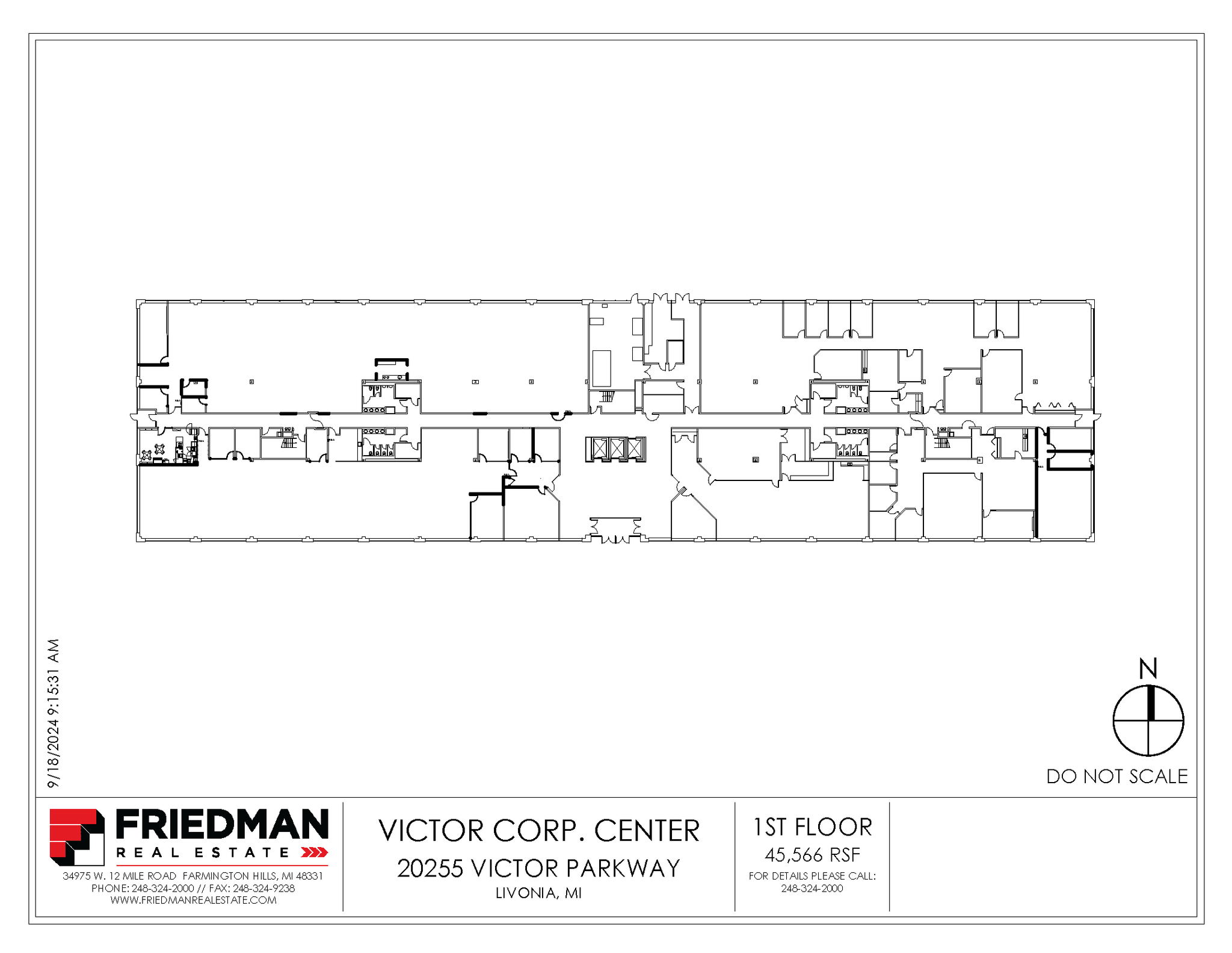 20255 Victor Pky, Livonia, MI en alquiler Plano de la planta- Imagen 1 de 1