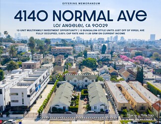 Más detalles de 4140-4148 Normal Ave, Los Angeles, CA - Edificio residencial en venta