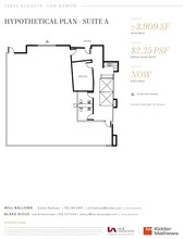 12893 Alcosta Blvd, San Ramon, CA en alquiler Plano de la planta- Imagen 2 de 2