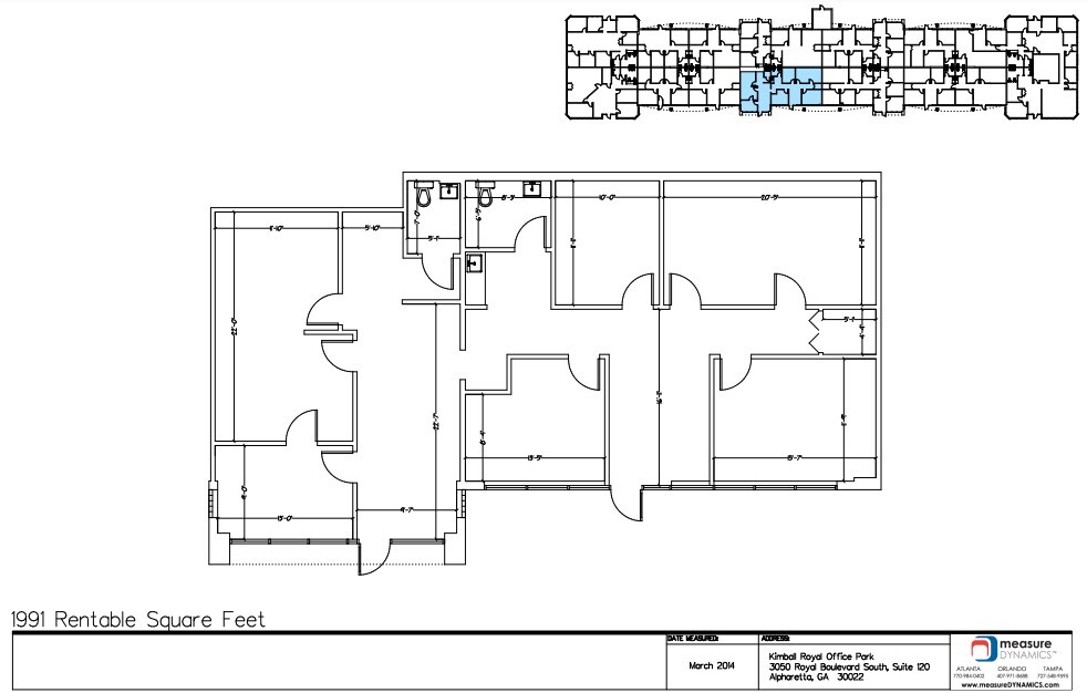 3050 Royal Blvd S, Alpharetta, GA en alquiler Plano de la planta- Imagen 1 de 1