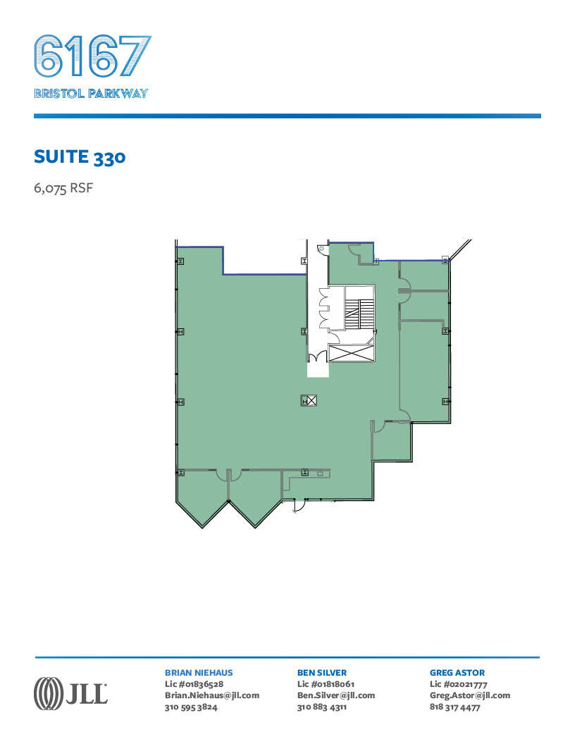 6167 Bristol Pky, Culver City, CA en alquiler Plano de la planta- Imagen 1 de 1