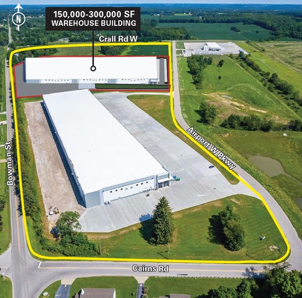 Airport West Pky, Mansfield, OH en venta - Vista aérea - Imagen 3 de 3