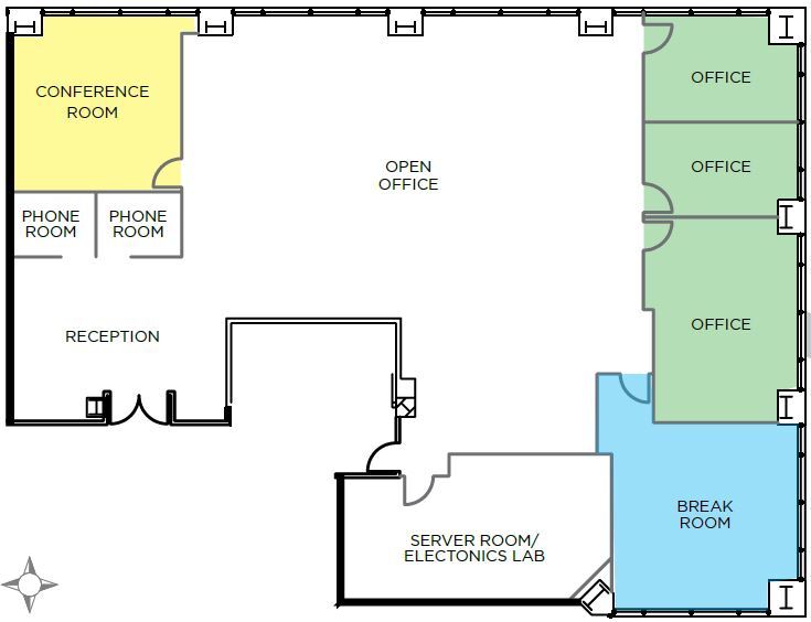 7676 Hazard Center Dr, San Diego, CA en alquiler Plano de la planta- Imagen 1 de 2