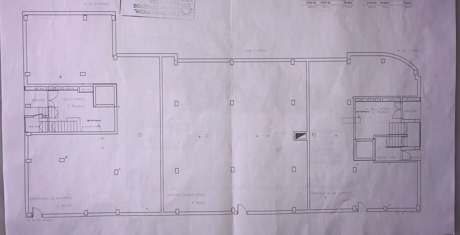 Local en Ames, La Coruna en venta Plano de la planta- Imagen 1 de 5