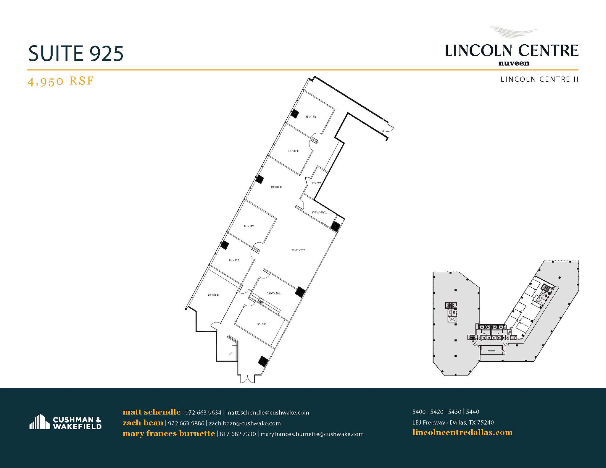 5400 Lyndon B Johnson Fwy, Dallas, TX en alquiler Plano de la planta- Imagen 1 de 1