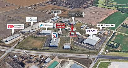 3815 S Midco St, Wichita, KS - VISTA AÉREA  vista de mapa