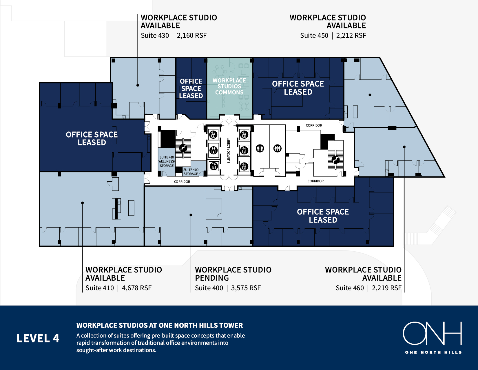 4000 Center At North Hills St, Raleigh, NC en alquiler Plano de la planta- Imagen 1 de 1