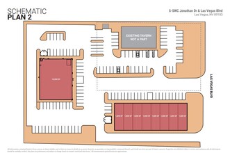 S SWC Jonathan Dr & Las Vegas Blvd, Las Vegas, NV en alquiler Plano del sitio- Imagen 1 de 1