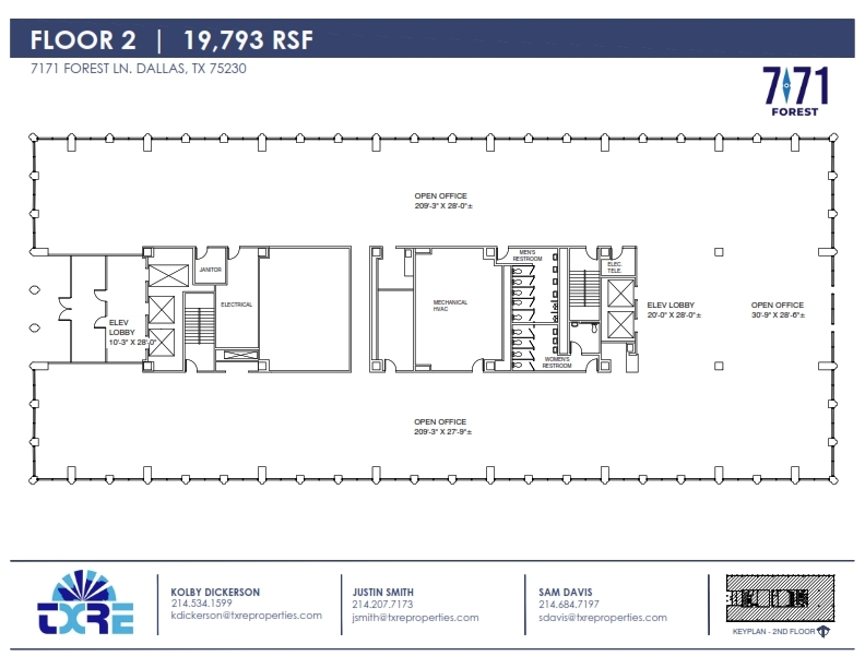 7171 Forest Ln, Dallas, TX en alquiler Plano de la planta- Imagen 1 de 1