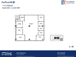 111 E Wacker Dr, Chicago, IL en alquiler Plano de la planta- Imagen 1 de 1