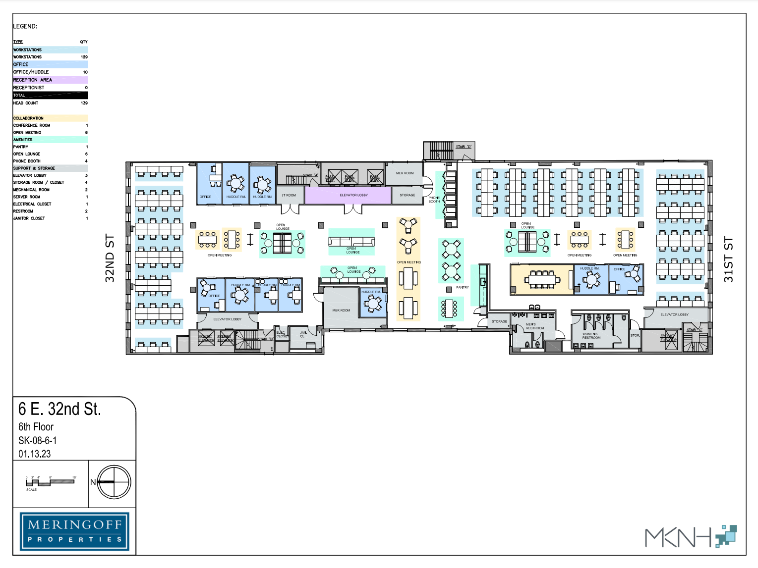 6 E 32nd St, New York, NY en alquiler Plano de la planta- Imagen 1 de 5