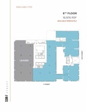 1155 F St NW, Washington, DC en alquiler Plano de la planta- Imagen 1 de 1