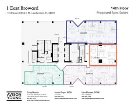 1 E Broward Blvd, Fort Lauderdale, FL en alquiler Plano del sitio- Imagen 1 de 1